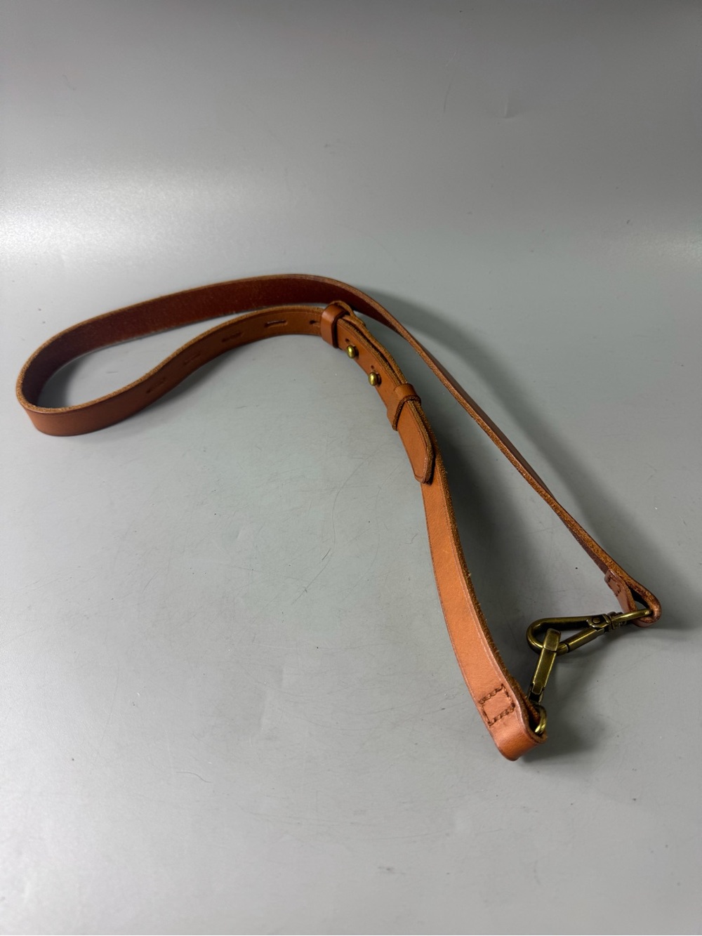 Madewell Brown Leather Adjustable Strap